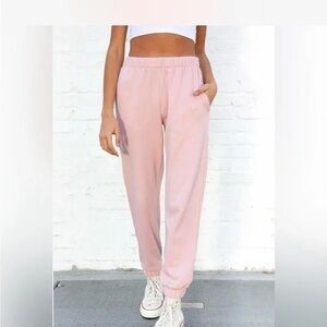 Brandy Melville Pink John Galt Sweatpants